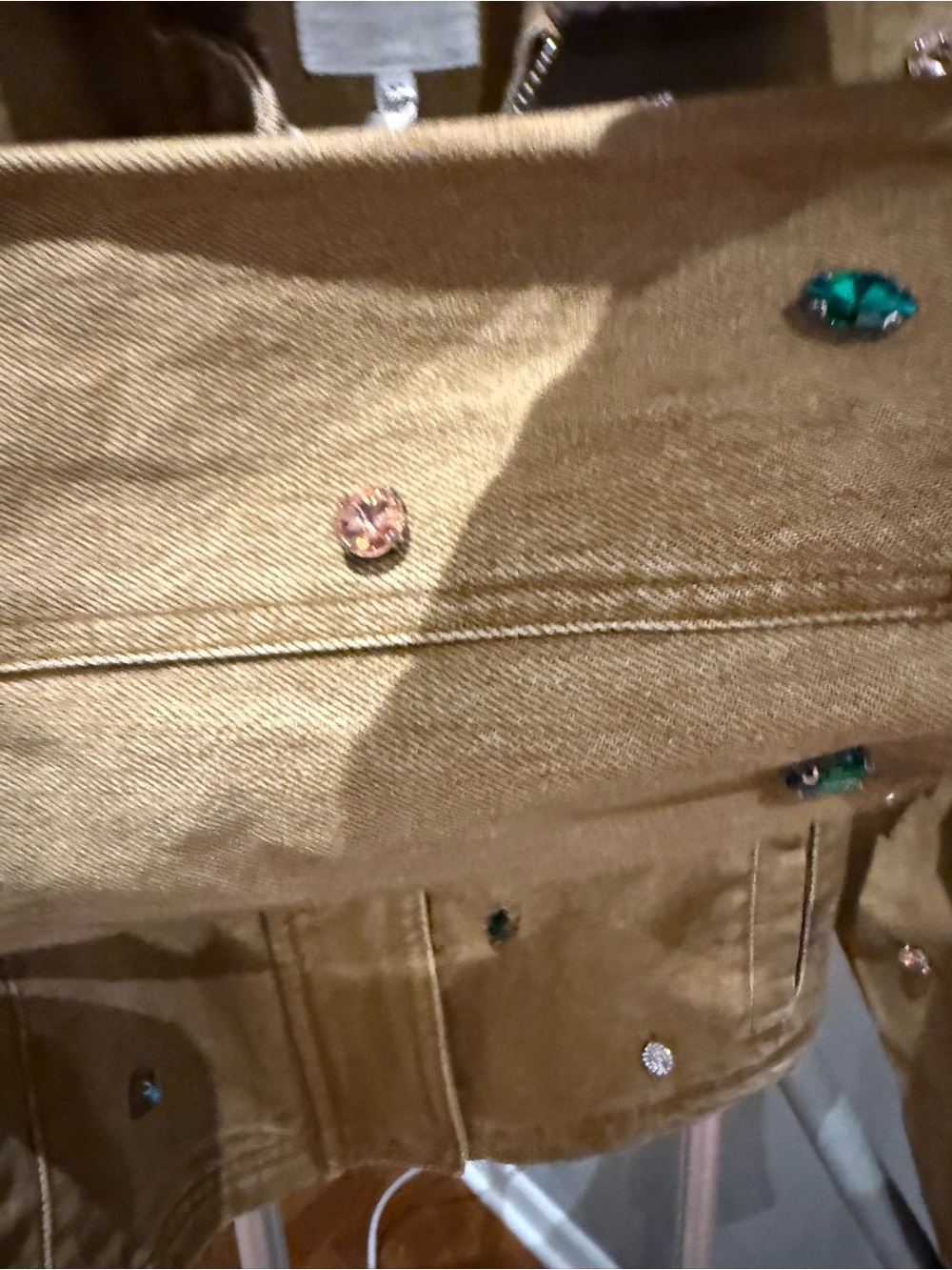 Avec Les Filles Embellished Cropped Barn Jacket - Picture 6 of 9